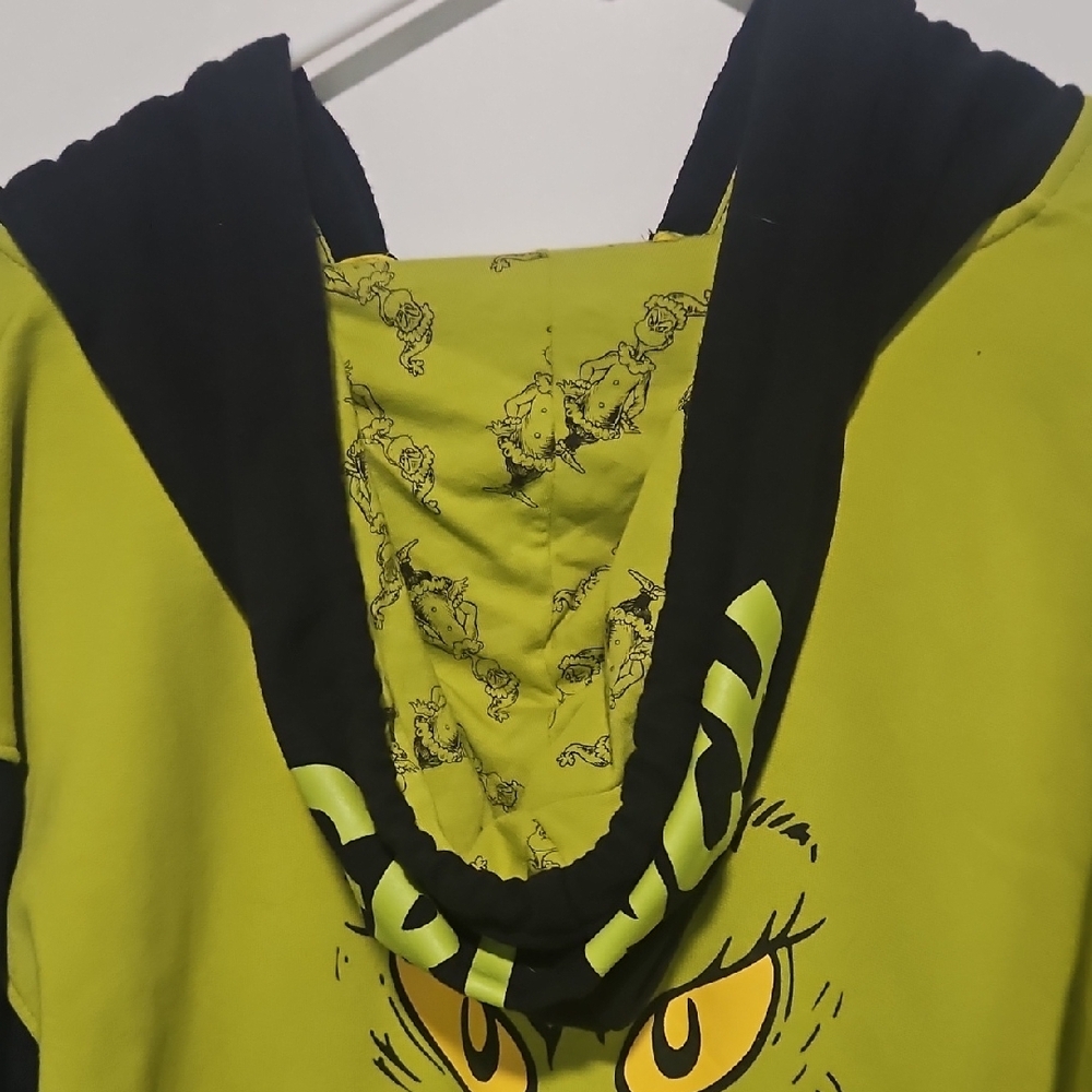 Universal Studios Grinch Zip Up Jacket - image 3